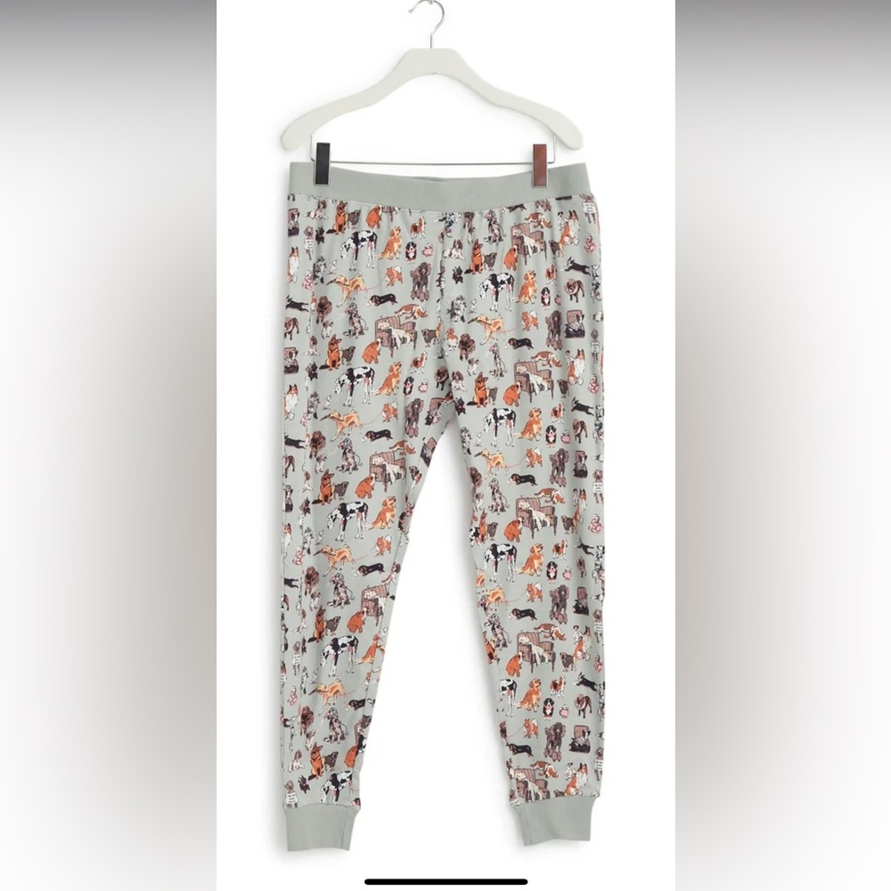 NWT Vera Bradley Ribbed Dog Show Jogger Pants